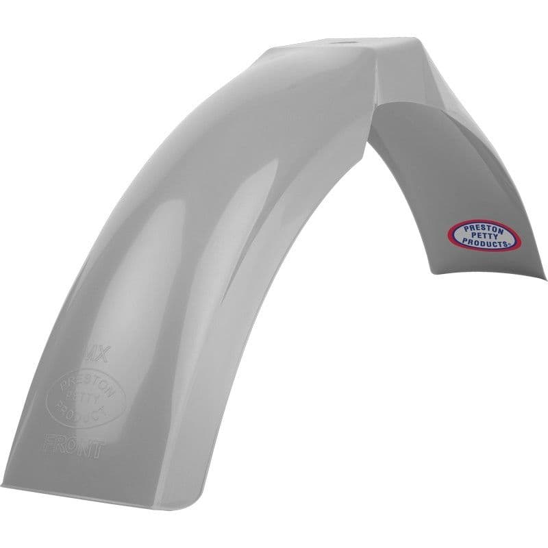 Preston Petty MX Wide Voorspatbord - Zilver/Grijs