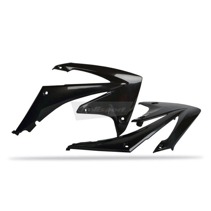 Polisport Radiator Scoops CRF250R(10-13)450R(09-12) Black (6