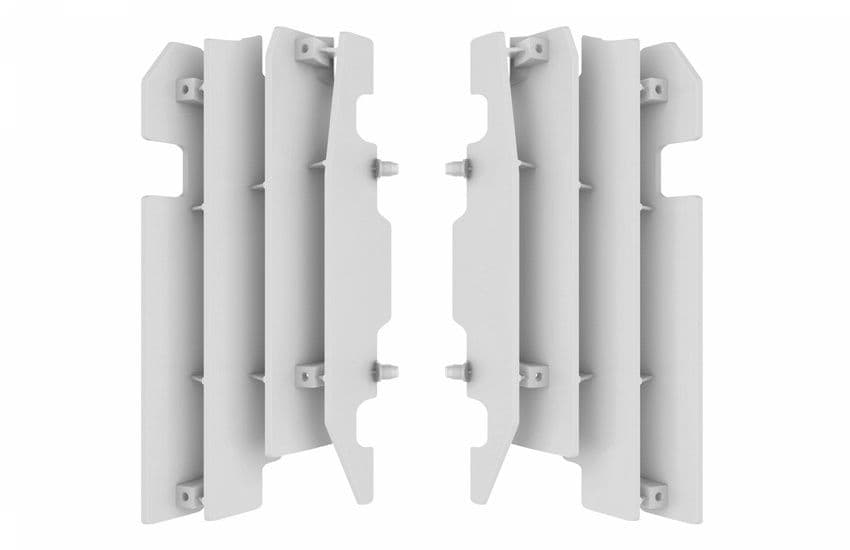Polisport Radiator Louvers CR125/250 00-04 White