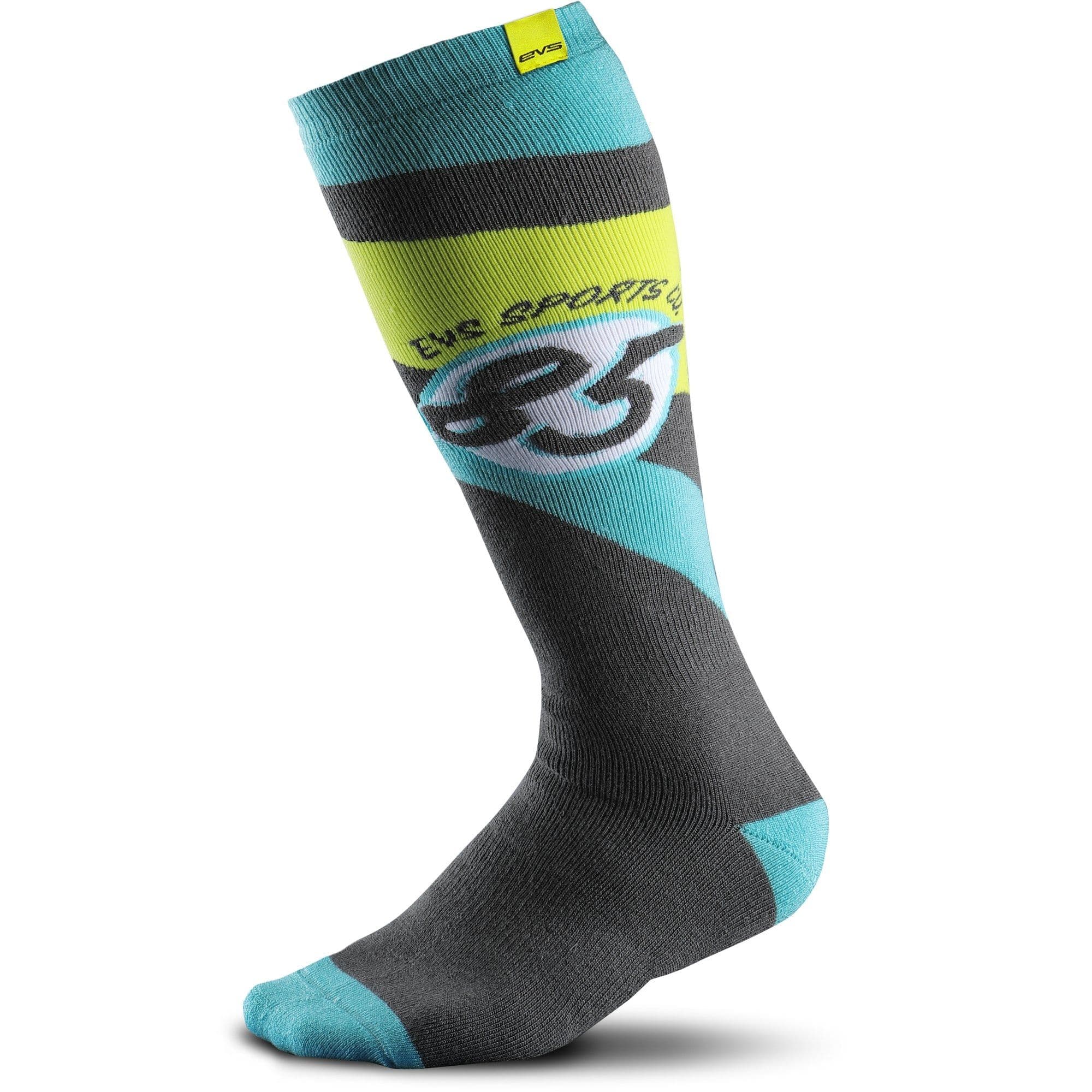 EVS MX Sokken Cosmic - Tiffany Blauw