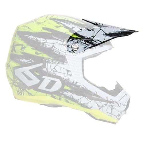 *6D Visor Chaos - YOUTH Jaune