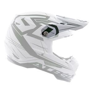 6D Helm ATR-2Y Helmklep Aero Wit/Zwart