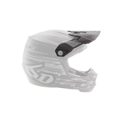 6D Helm ATR-2Y Helmklep - Patriot LE Zwart Mat