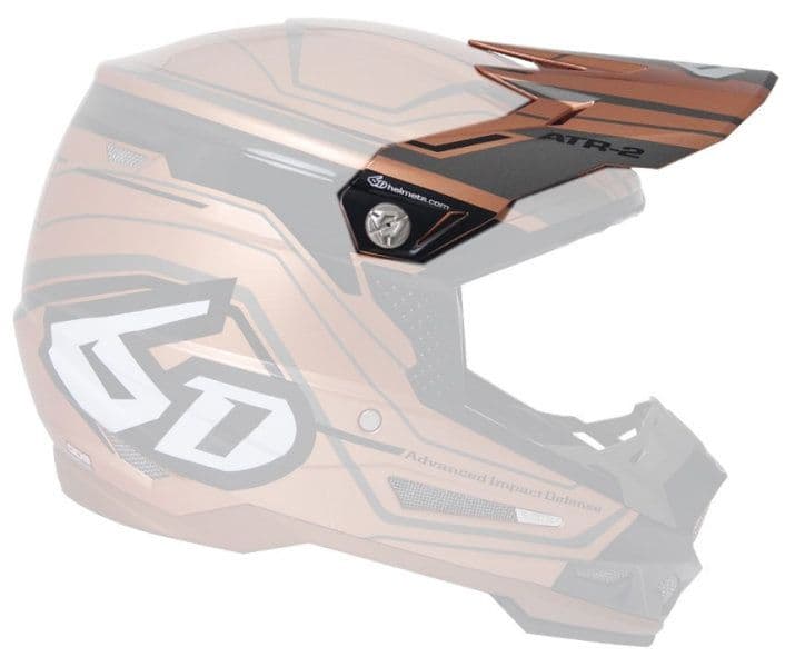 6D Helm ATR-2 Helmklep Circuit Copper