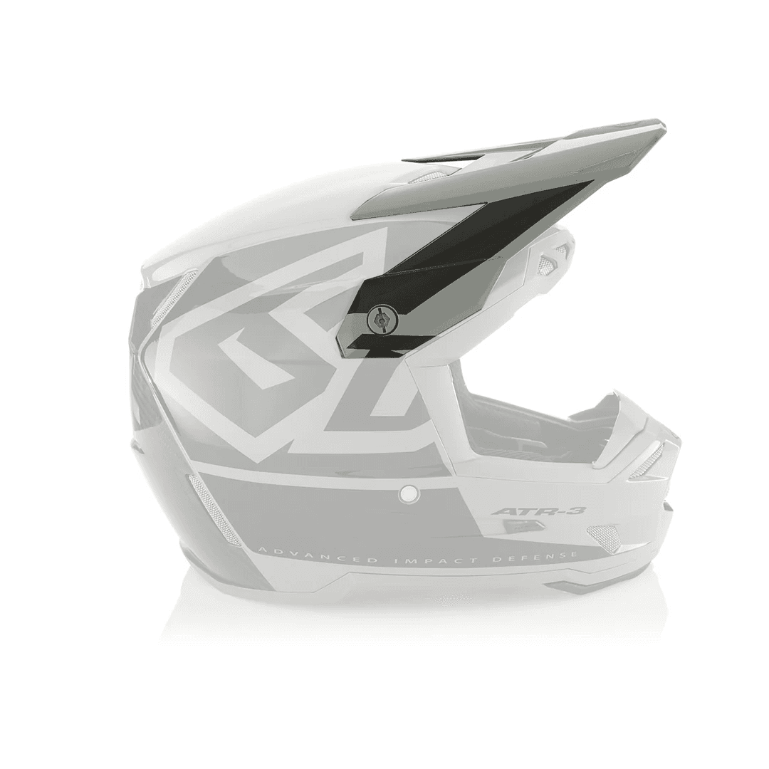 6D Helm ATR-3 Helmklep Hex Glans Zwart