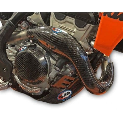 Pro Carbon Long Exh Guard SX250F 19-.. FC250 19-.. MC250F 2