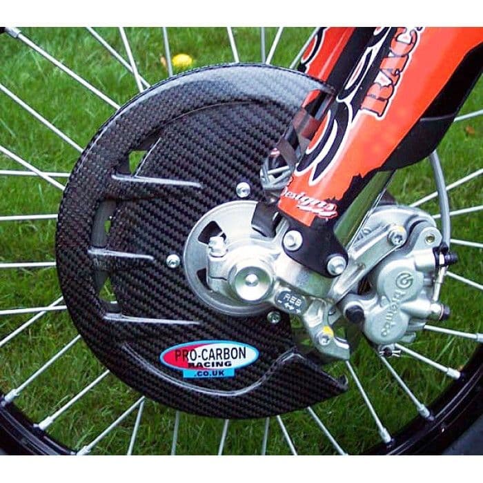 *Pro Carbon Front Disc Guard KX450F 19-.. KX250 21- + Fittin