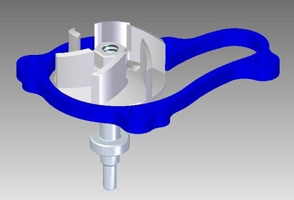 TMV Cooler Kit Incl Shaft en Impeller YZ450F 14-..