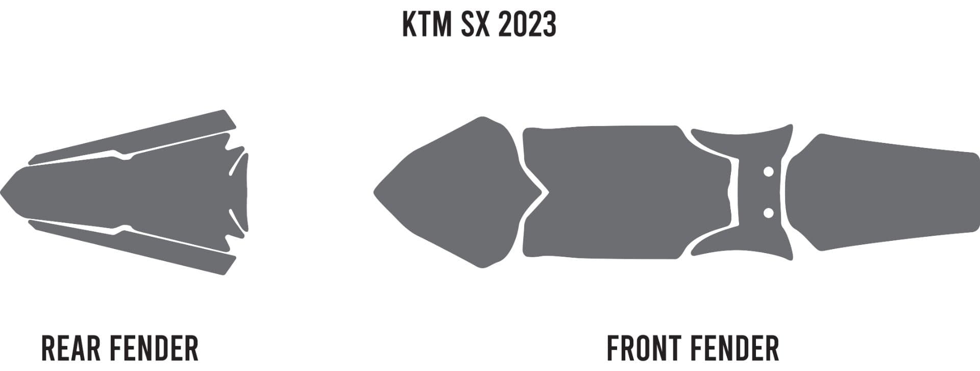 Twin Air Mud Defl- Fen Foam Past op SX/SXF 23-..