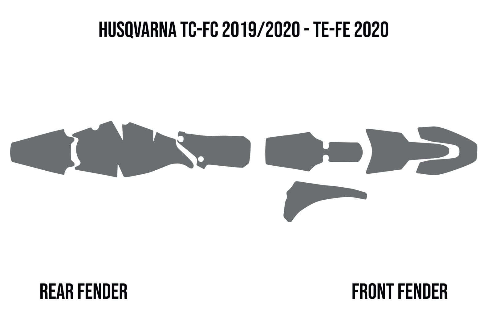 Twin Air Mud Deflector- Spatbord Foam TC/FC 19-22 TE/FE 20-23