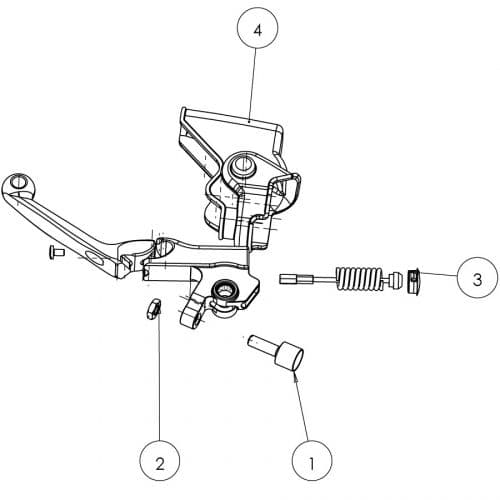 *Renthal Repl. Shroud Schwarz For LV-121 KTM/Husqvarna Brembo