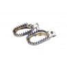 SCAR Titanium Footpegs YZ450F 23-.. Anti-Mud