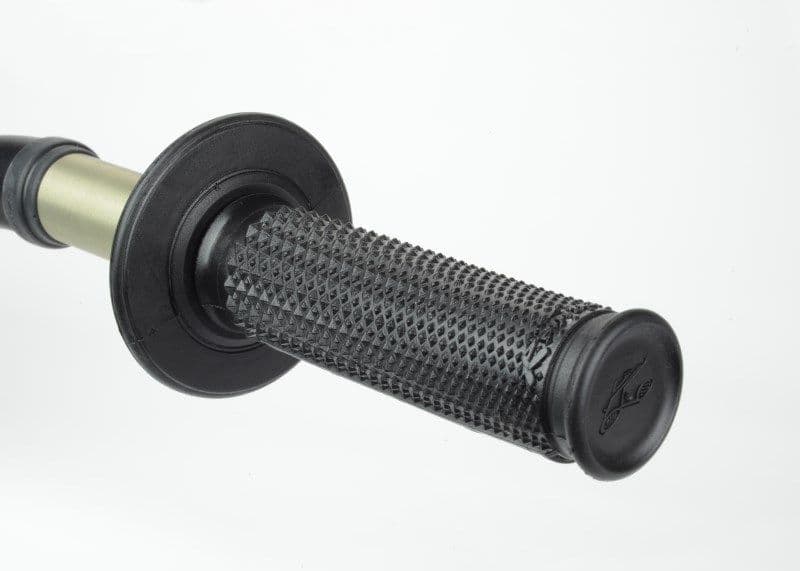 Renthal Grips Ultra-Tacky™ Half Waffle Tapered Dual Comp -Schwarz
