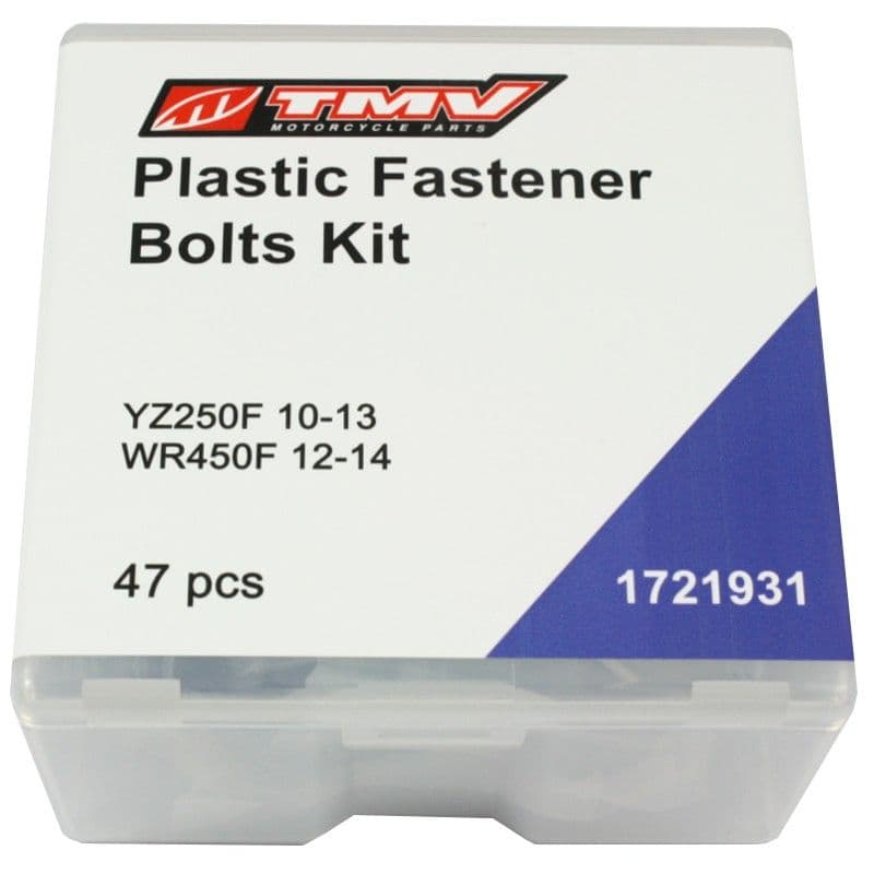 TMV Plastic Fast. Bolt Kit YZ250F 10-13 WR450F 12-14 (47Pcs)