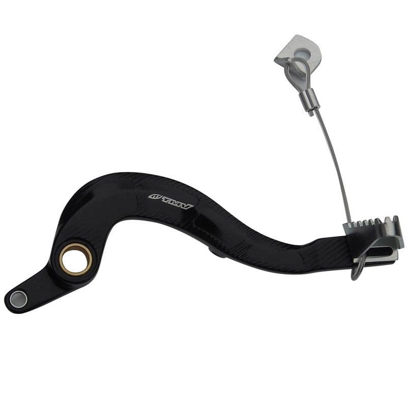 TMV Brake Pedal Alu Black+Steel Tip YZ 97-..