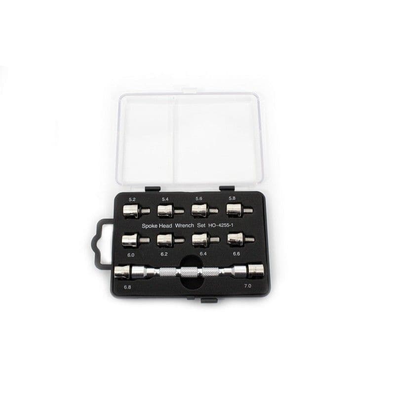 TMV Spoke Wrench Kit met 10 Heads (5.2 => 7mm)