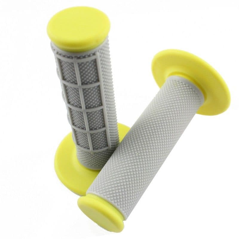 TMV Grips Dual Compound Grey-Yellow