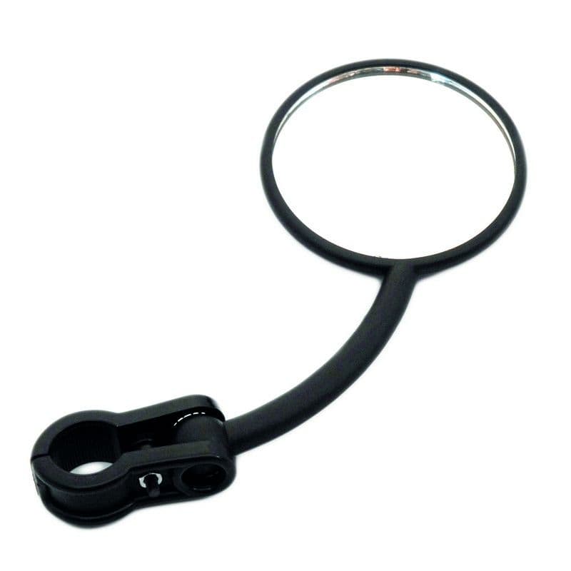 TMV Mini Folding Mirror Left Hand Only - Schwarz