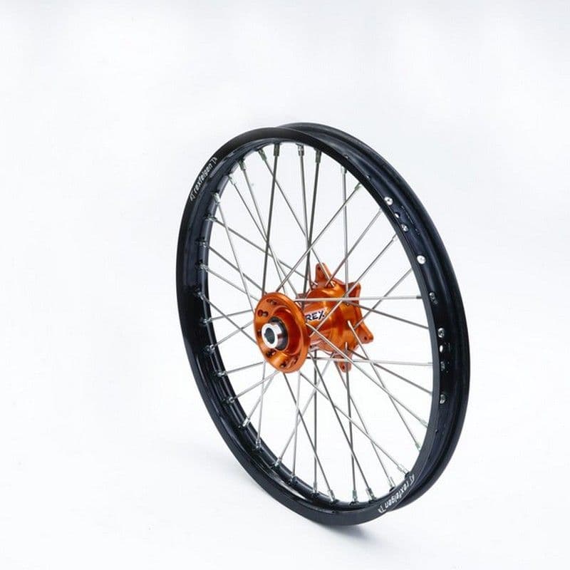 Rex Wh 21-160 Past op SX-F 15-..EXC Zwart Rim/Oranje Hub 22MM