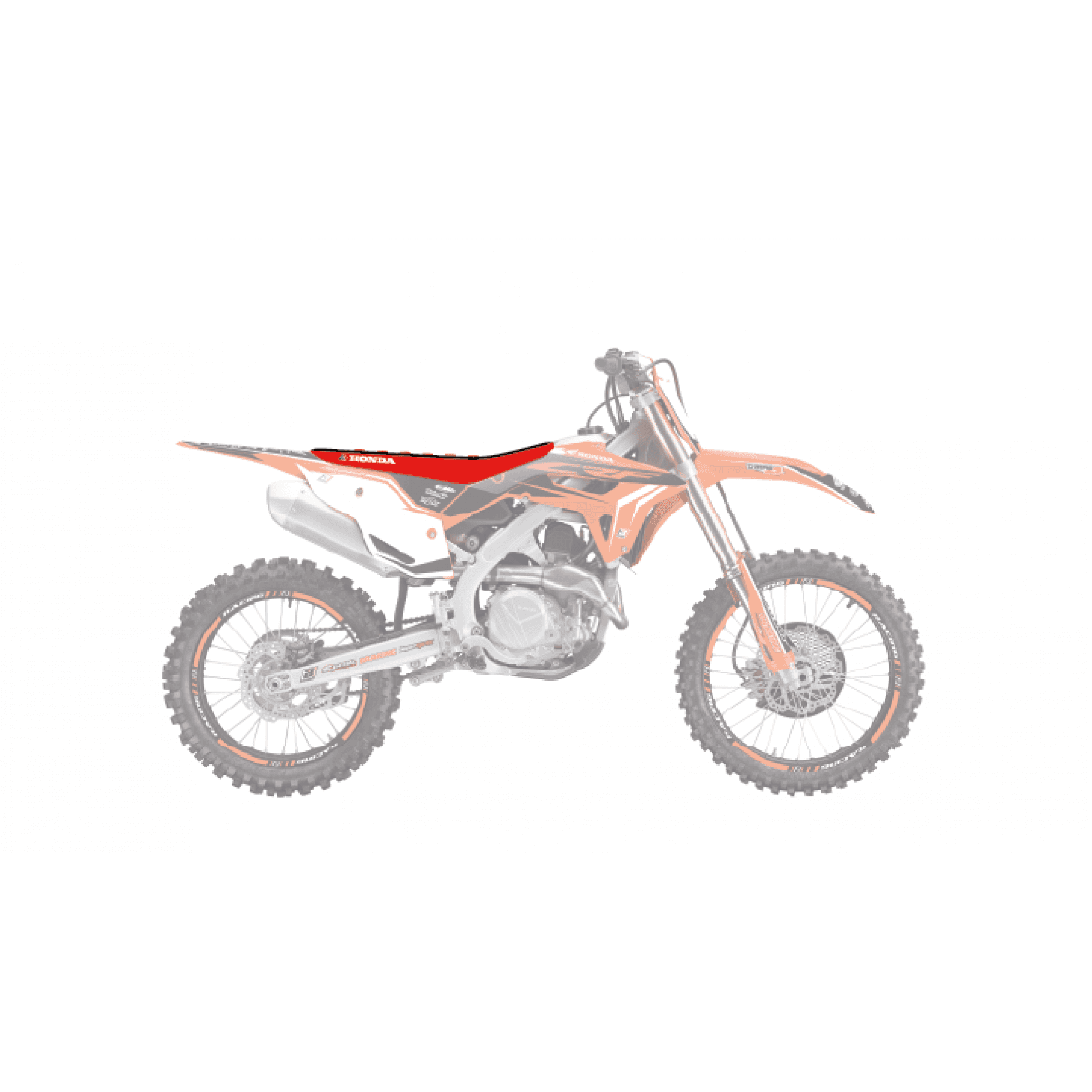 Blackbird Double Grip 3 Seat Cover CRF450 21