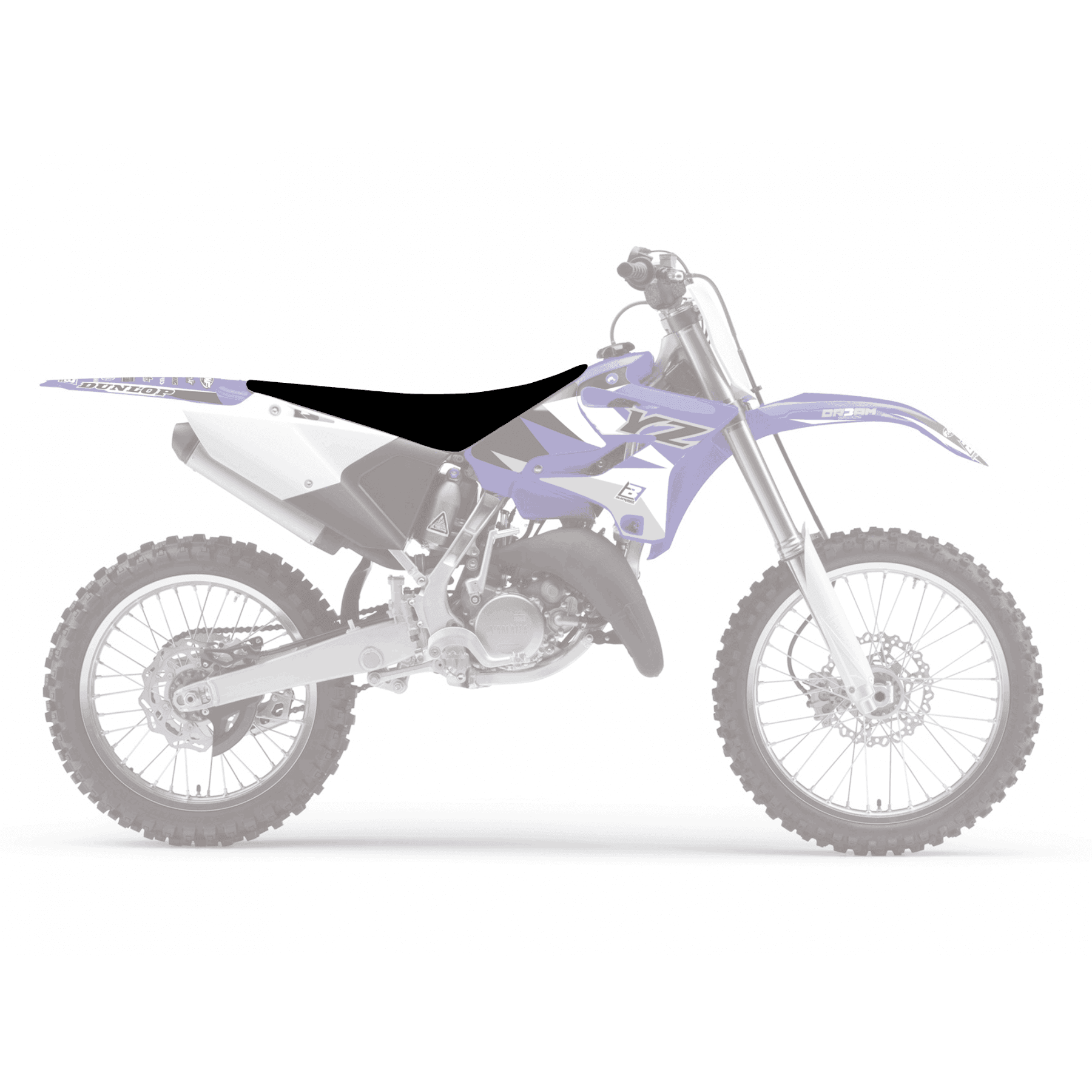 Blackbird Pyramid Seatcover YZ125/250 02-21 -Zwart