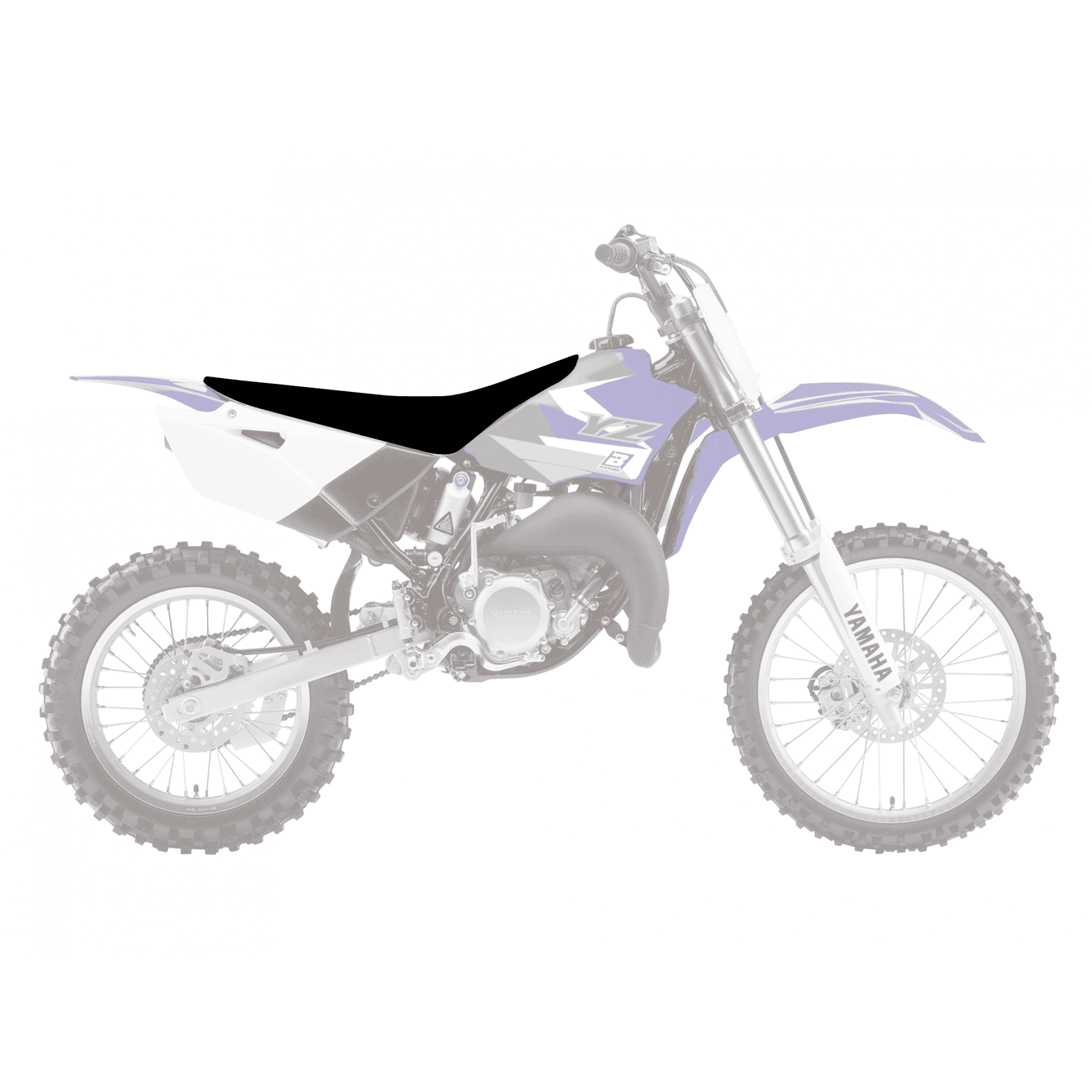 Blackbird Pyramid Seatcover YZ85 02-21 -Schwarz