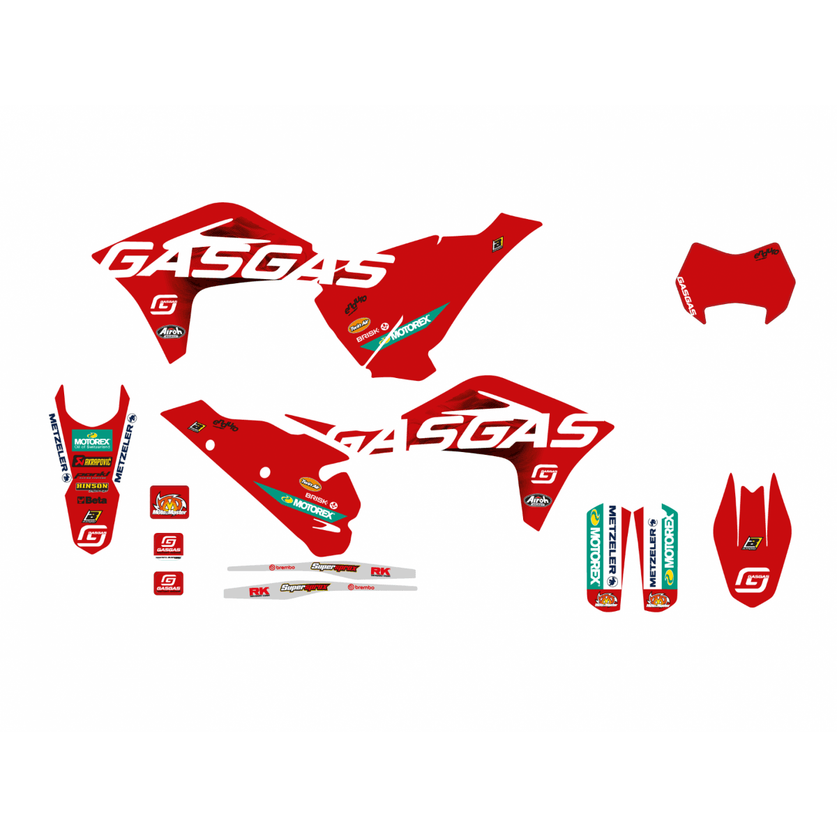 Blackbird Decal Kit Factory GasGas MC+F 21-..