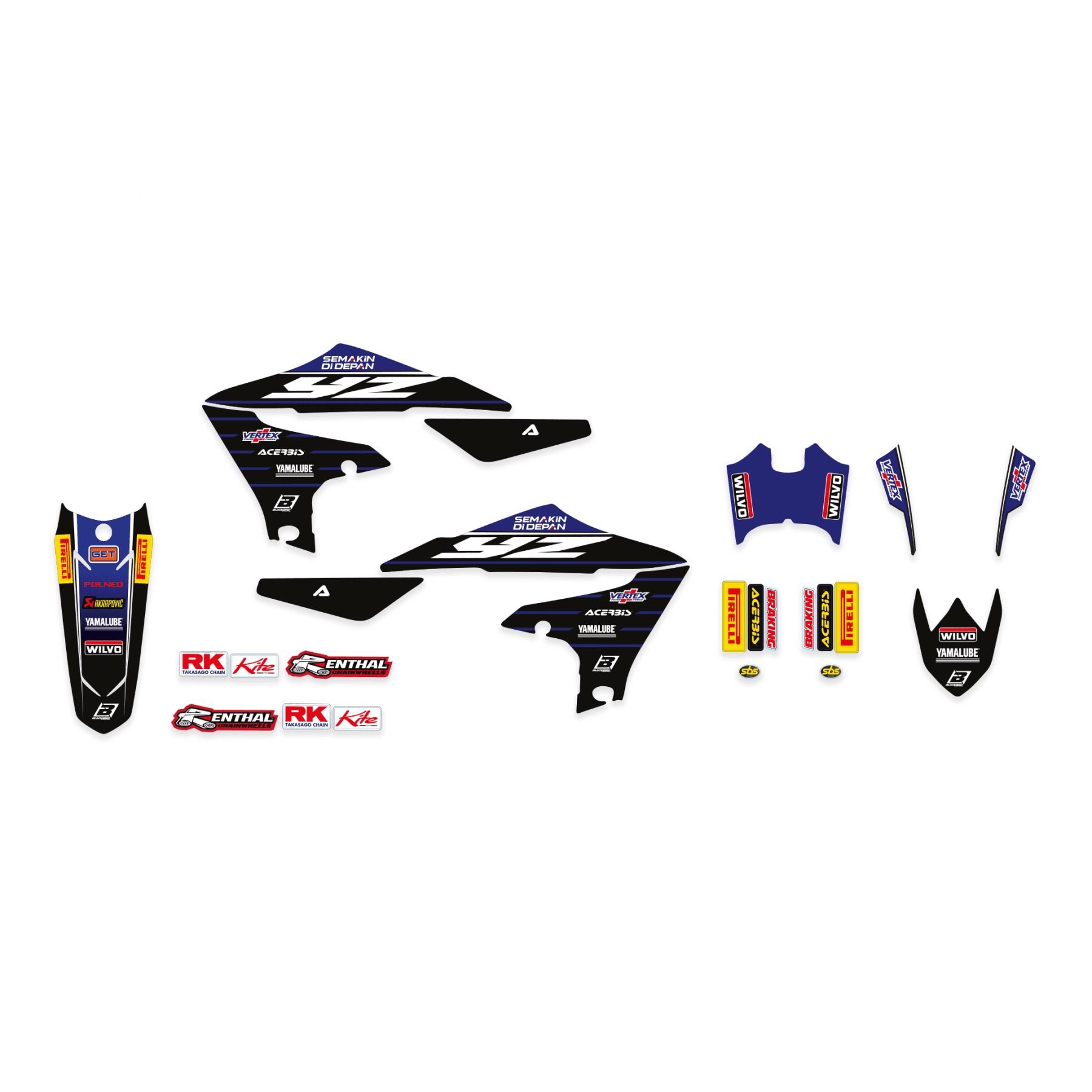 *Blackbird Repl.Compl. Set Fac Racing YZ250F 19-YZ450F 18-22