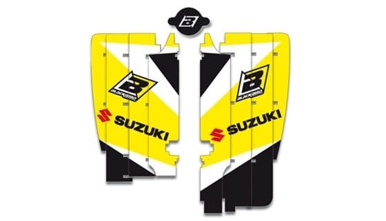 *Blackbird Stickers For Radiator Louvers RMZ450 08-17