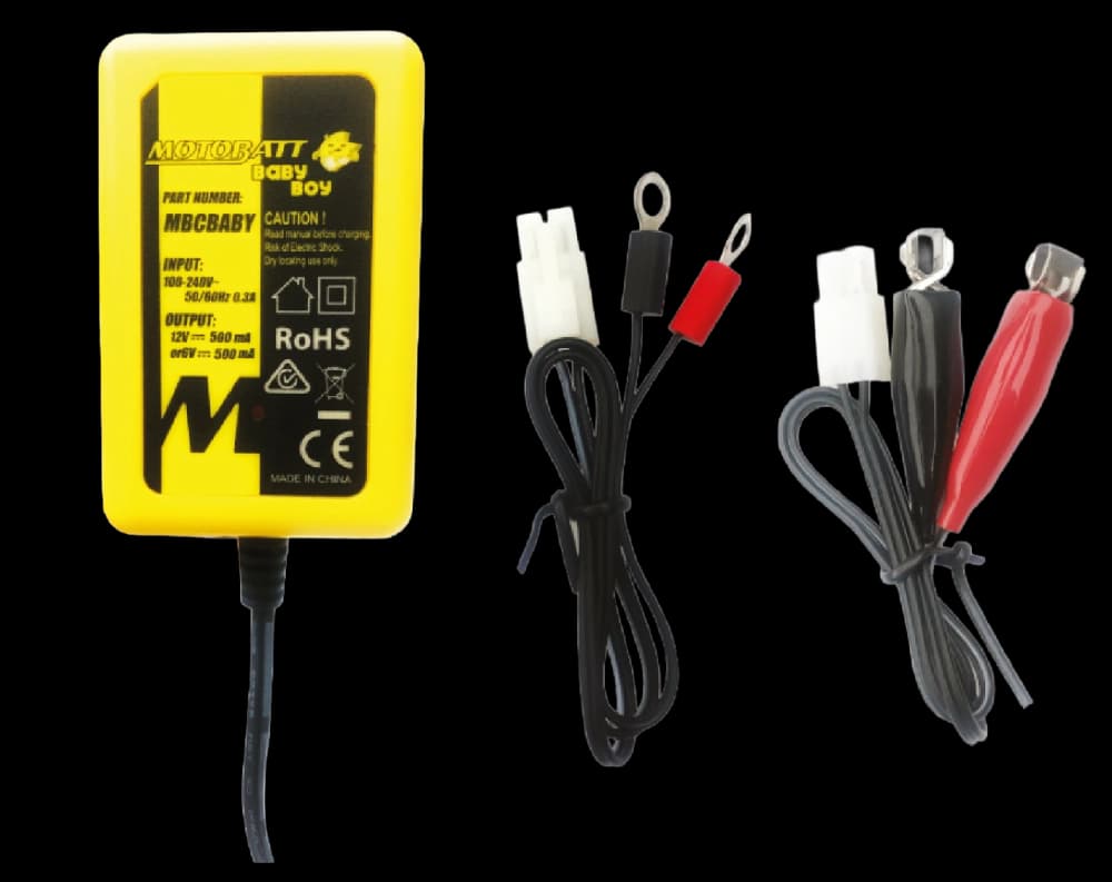*Motobatt Baby 6/12V 0.5Amp Charger