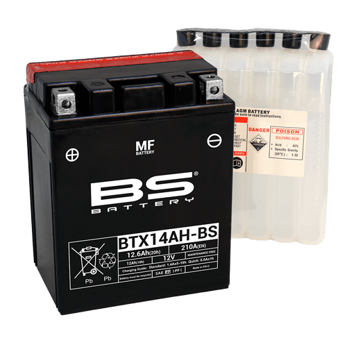 BS Battery BTX14AH-BS MF (Cp) Maintenance Free
