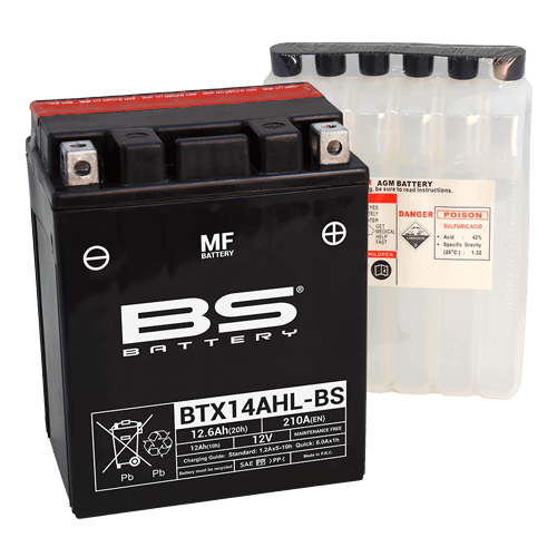 BS Battery BTX14AHL-BS MF (Cp) Maintenance Free