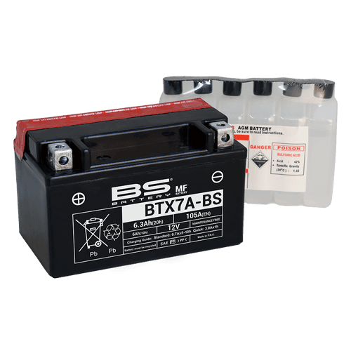 BS Battery BTX7A-BS MF (Cp) Maintenance Free