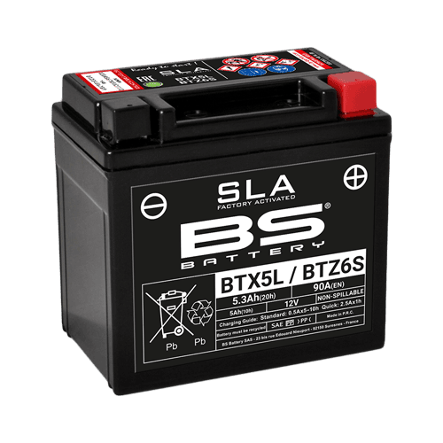 BS Battery BTX5L/BTZ6S (FA) SLA - Sealed & Activated