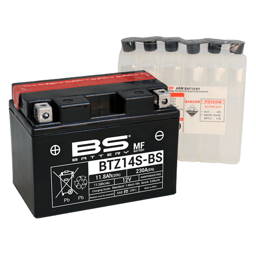 BS Battery BTZ14S-BS MF (Cp) Maintenance Free