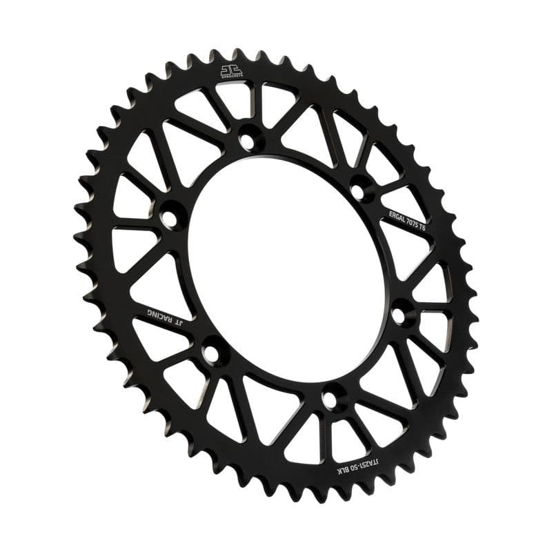 JT Rear Alu Sprocket 7075 T6 Schwarz JTA251.48BLK