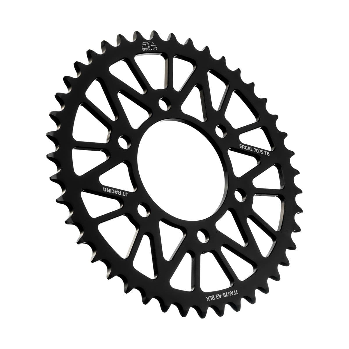 JT Rear Alu Sprocket 7075 T6 Schwarz JTA478.43BLK