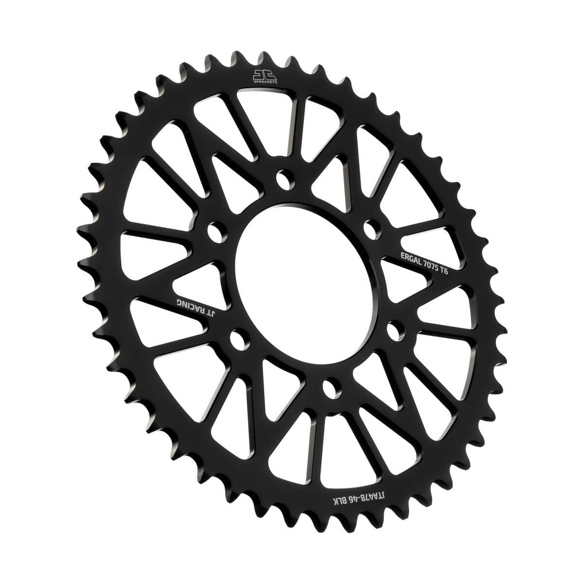 JT Rear Alu Sprocket 7075 T6 Schwarz JTA478.46BLK
