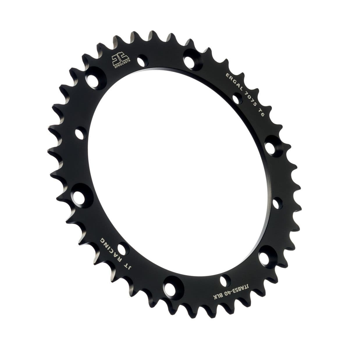 JT Aluminium achtertandwiel 7075 T6 Zwart JTA853.48BLK