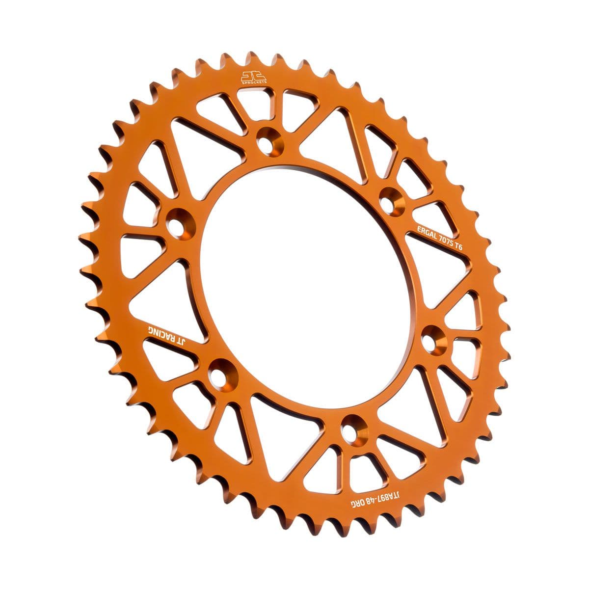 JT Aluminium achtertandwiel 7075 T6 Oranje JTA897.48ORG