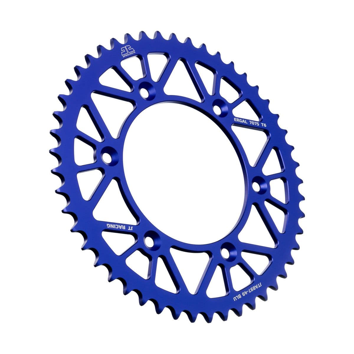 JT Aluminium achtertandwiel 7075 T6 Blauw JTA897.49BLU