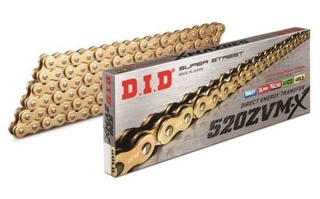 D.I.D 520ZVM-X G&G Chain+Connecting Link Rivet Type (ZJ)