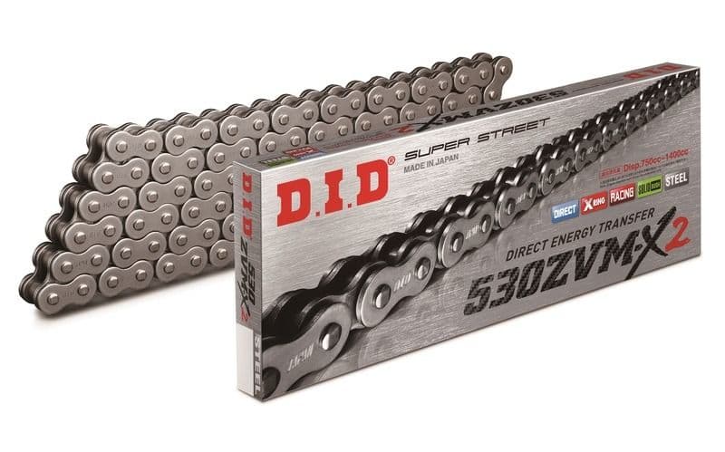 D.I.D 530ZVM-X2 Chain+Connecting Link Rivet Type (ZJ)