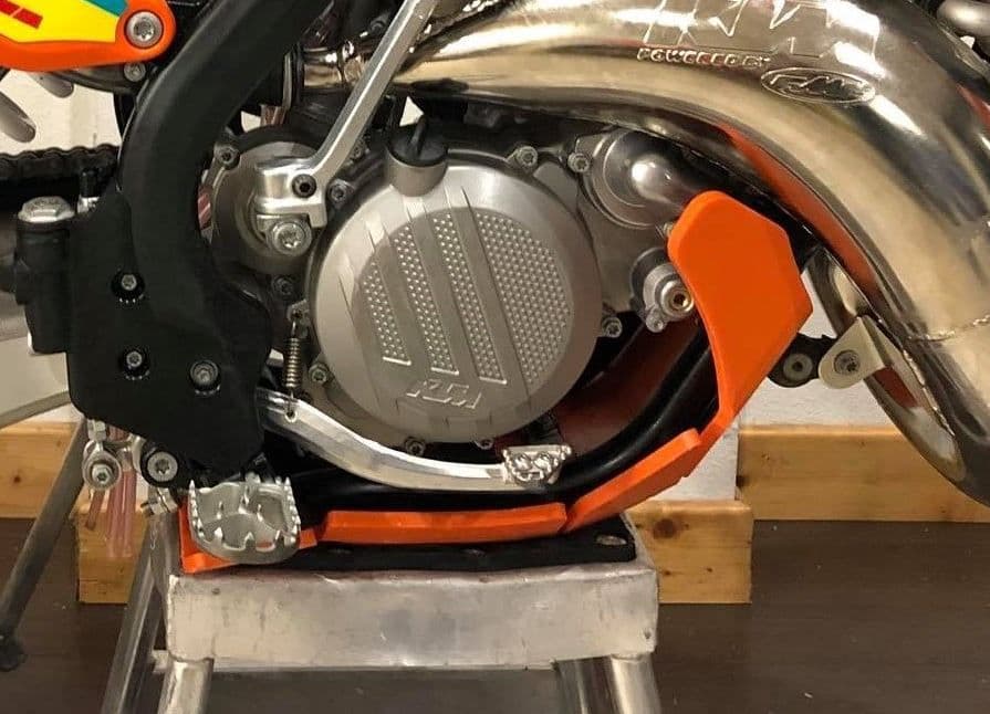 AXP Xtrem HDPE Carterbeschermer Oranje KTM 125 XCW 17-19 / 150 EXC