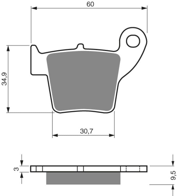 GOLDFREN Brake Pads 176 Ceramic Carbon K1