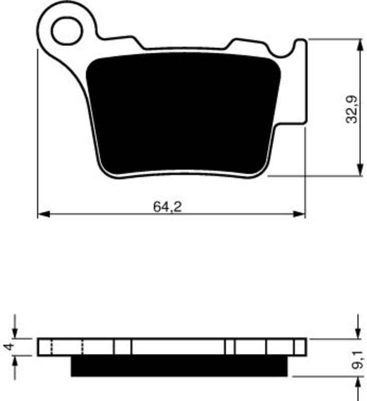 GOLDFREN Brake Pads 191 Ceramic Carbon K1