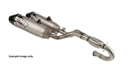 HGS Uitlaatsysteem 4T Compleet Set CRF450 17-20 Twin Silence