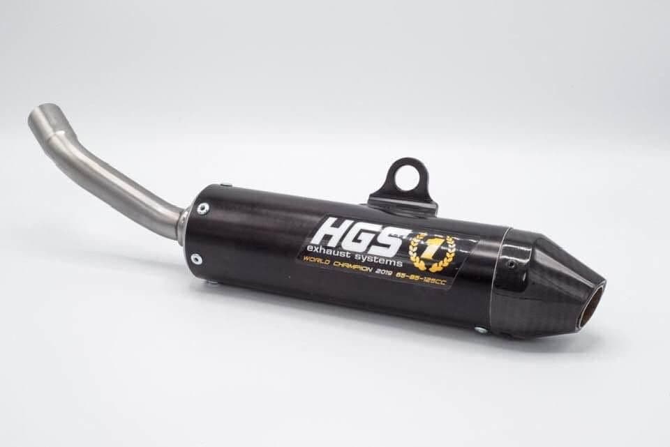 HGS Demper 2T Racing SX85/TC85 18-24 MC85 21-.. Zwart met