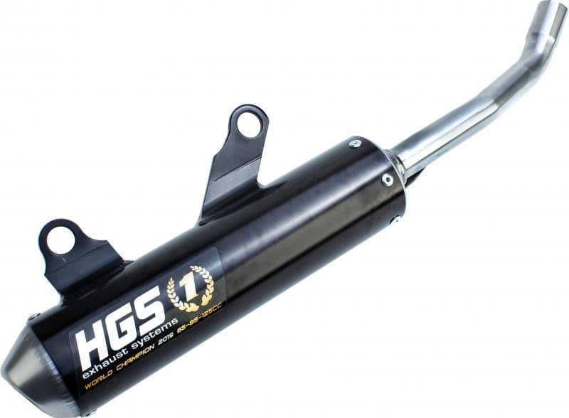 HGS Demper 2T YZ125 02-.. XX125 21-.. Zwart - Staal Cap