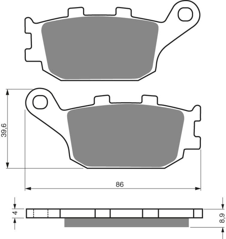 GOLDFREN Brake Pads 021 Ceramic Carbon AD
